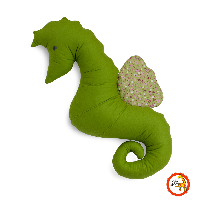 Yeşil Deniz Atı Yastık